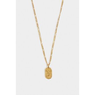 Katie Loxton Virgo Waterproof Gold Zodiac Necklace at Nordstrom