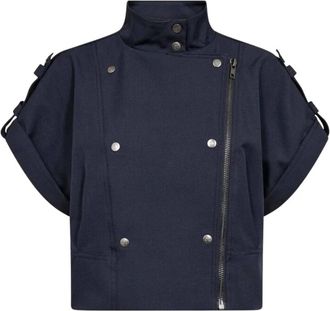 Co'Couture Luna CC Vest - Dames - Zomerjassen - Blauw - M - Polyester - Jassen