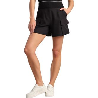 Rhone Horizon Cargo Shorts in Pure Black at Nordstrom Rack, Size 12