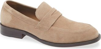 BOSS Limber Penny Loafer in Medium Beige at Nordstrom, Size 11.5Us