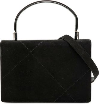 Ferragamo Leather Handbag Shoulder Bag (Pre-Owned)