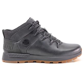 Timberland Sprint Trekker Mid Leather Textile Mens Ankle Boots - Black - Size:UK 10.5