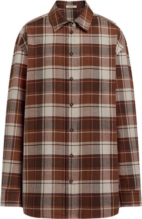12 Storeez checked shirt - Bruin