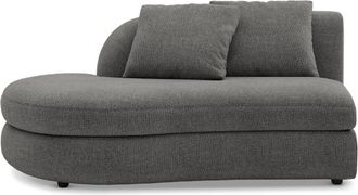 Castlery Fable Left Chaise Customized, Dark Grey, Spill Resistant, Ultra Deep Seats for Castlery Chairs
