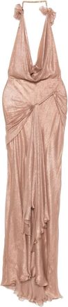 Maria Lucia Hohan Abito Alix drappeggiato - Marrone