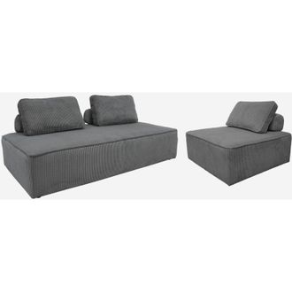 Sweeek Sweeek - Divano modulare velluto, 3 posti
