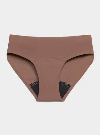 Knix Womens UltraThin No-Show bikini period panty Absorption: moderate