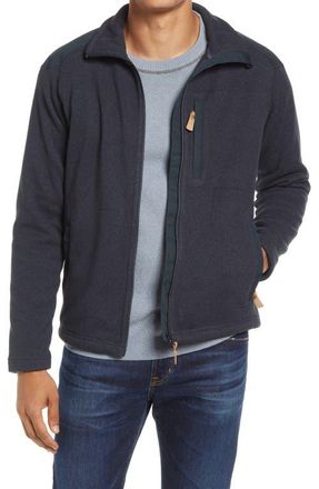 Fj&auml;llr&auml;ven Buck Fleece Jacket in Dark Navy at Nordstrom, Size Medium