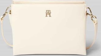 Tommy Hilfiger Handtasche mit Logo-Applikation in Beige, Größe 1