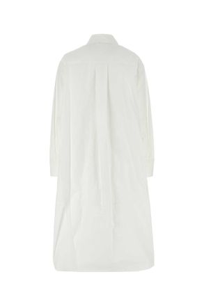 Jil Sander Witte Poplin Hemdress