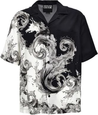 Versace Jeans Couture Short Sleeve Shirt - Heren - Korte mouwen Overhemden - Veelkleurig - L - Overhemden