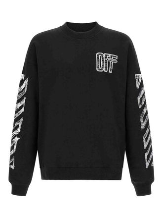 Off-white motion arrow skate sweatshirt