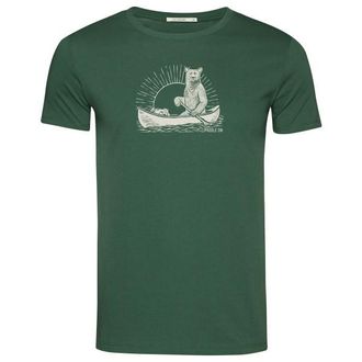 Greenbomb Bear Canoe Guide T-Shirt T-Shirt f&uuml;r Herren | gr&uuml;n
