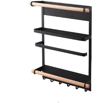 OEM Estante Magn&eacute;tico De Hierro Para El Refrigerador: Organizador De Cocina Que Ahorra Espacio Para Especias, Latas Y Utensilios Peque&ntilde;os - Crezuo