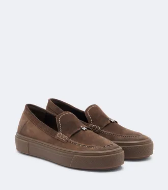 Hogan Hogan Crosswind suede loafers