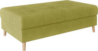 HOME AFFAIRE Polsterhocker »CHARRE XXL, Steppung im Sitzbereich, Masse: B/T/H: 118/73/40 cm« passend zur Serie CHARRE, auch in Cord und Bouclé