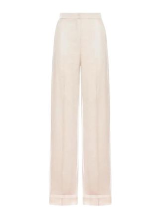 Max Mara Pink Silk Trousers