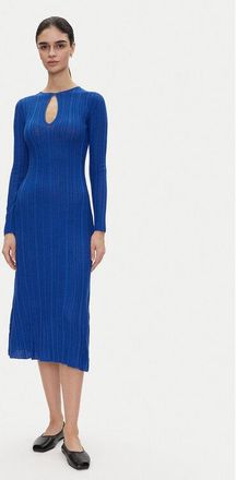 Vestito Donna Pepe Jeans Gio - Lungo In Viscosa, Scollo A V, Vita Smock E Orlo Con Volant