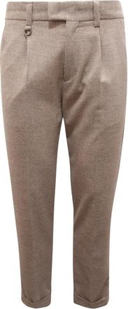 Paolo Pecora Wolmix Broek - Heren - Chinos - Beige - S - Wol - Broeken