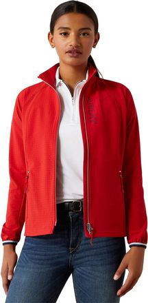 Ariat Womens Versa Team Jacket Long Sleeve in Weg Red, Size X-Small, by Ariat