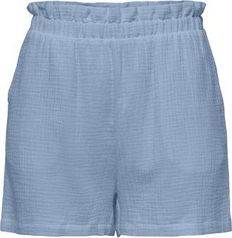 Jacqueline de Yong JdY Womens Jdytheis Theis Life Mw Shorts WVN Dia, Soft Chambray, L