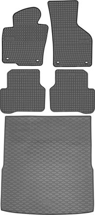 OEM Volkswagen Passat B6 Kombi / Variant De 2005 A Septiembre De 2010. Juego De Alfombrillas De Goma Para Coche Y Alfombrilla Para Maletero
