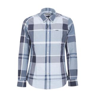 Barbour Casual Shirts, male, Blue, Size: XL Harris Tailored Shirt