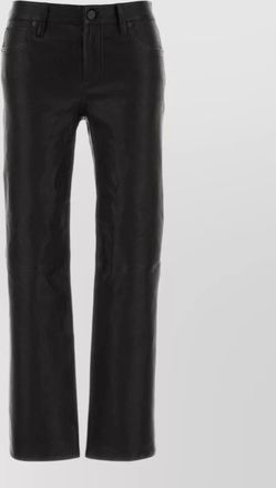 Frame Denim leather cigarette pants