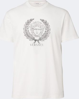 Versace Medusa printed cotton jersey T-shirt
