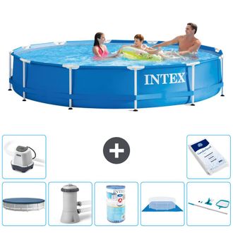 Intex Piscina Con Estructura Redonda - 366x76 Cm - 7-piezas S31568