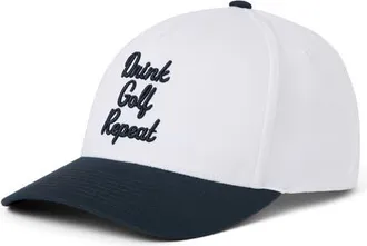 Travis Mathew Swing and Sip Baseball Cap in White at Nordstrom