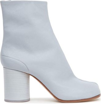 Maison Margiela Tabi 80mm leather ankle boots - women - Calf Leather/Calf Leather/Lambskin - 36 - Blue