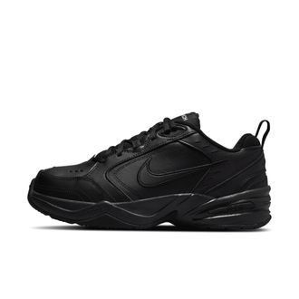 Nike Mens Air Monarch IV Workout Shoes (Extra Wide) in Black | 416355-001