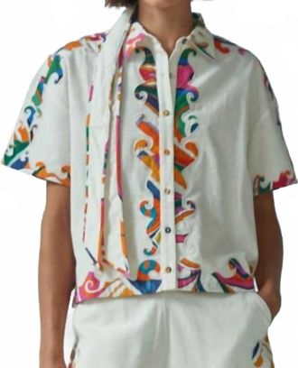 Carolina K Womens Pina Shirt In Sugar Sizzle