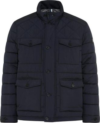 Brax George Field Jacket - Heren - Zomerjassen - Blauw - M - Polyester - Jassen