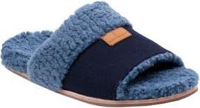 Revitalign Juniper Faux Shearling Orthotic Slipper in Navy at Nordstrom Rack, Size 10