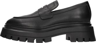 Stuart Weitzman Bedford Chiffon Calfnero - Dames - Loafers - Zwart - 35 EU - Chiffon - Schoenen