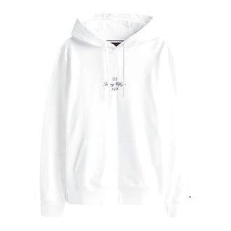 Tommy Hilfiger Hoodies, male, White, Size: 2XL Felpa