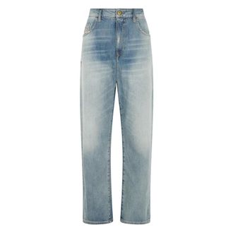 Diesel Straight Jeans, female, Blue, Size: W27 Straight jeans in classic lightweight denim and versatile