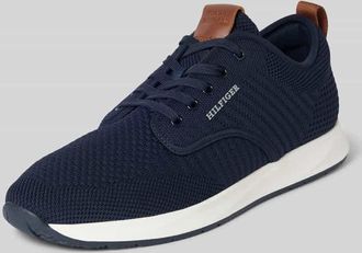 Tommy Hilfiger Low Top Sneaker mit Label-Prägung in Marine, Größe 41
