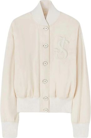 Jil Sander Gewatteerd Bomberjack - Dames - Bomber jackets - Beige - 2XS - Polyester - Jassen