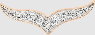 Ginette NY Boucle doreille Wise Diamant Or Rose (vendue &agrave; lunit&eacute;)