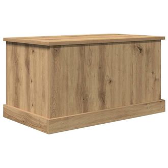 Berkfield Home Storage Box Artisan Oak 70x40x38 cm Engineered Wood in Brown | Size: 70 x 40 x 38 cm