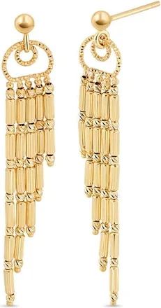 Bony Levy 14K Gold Beaded Fringe Drop Earrings in 14K Yellow Gold at Nordstrom