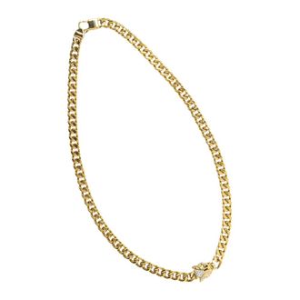 Guess Panther Chain Ketting - Heren - Accessoires - Geel - Maat: ONE Size