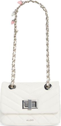 Aldo Alnilam Quilted Crossbody Bag in White at Nordstrom Rack