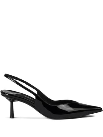 Le Silla Vivienne slingback pumps met puntige neus - Zwart