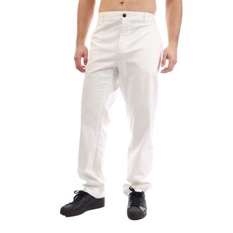 HUGO BOSS Heren Katoenen Chino (Natuurlijk)