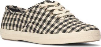 Keds Champ Lace-Up Sneaker in Black/parchment at Nordstrom, Size 9.5