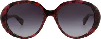 Chlo&eacute; Round-Frame Recycled Acetate Sunglasses